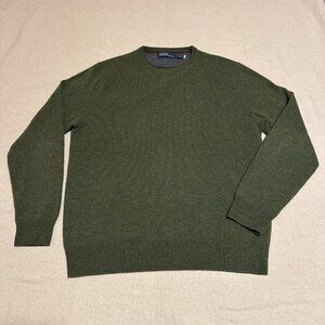 POLO by Ralph Lauren Wool Crewneck Pullover Olive Heather Green Size Large L